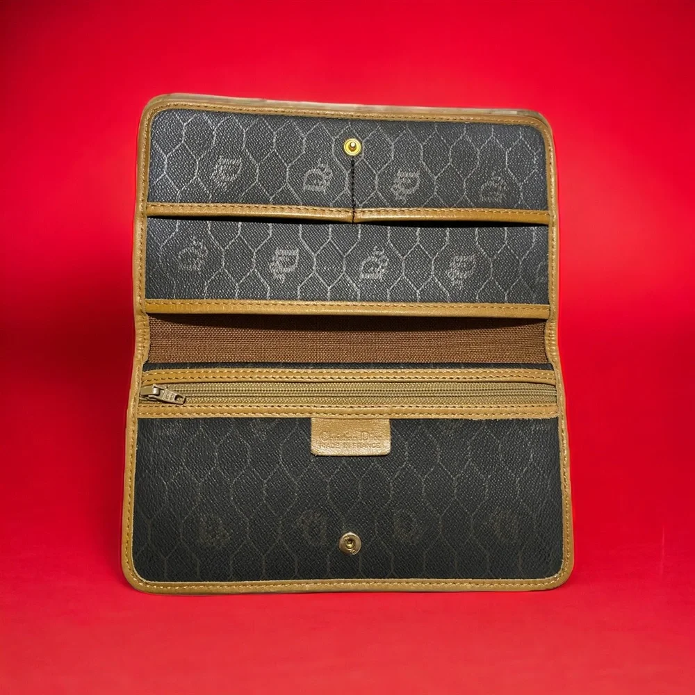 Dior Vintage Long Wallet -Honeycomb Trotter -  made in France